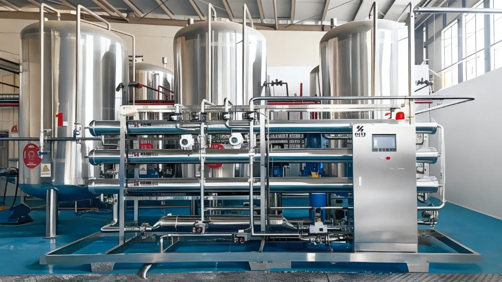 Membrane filtration system for juice production line