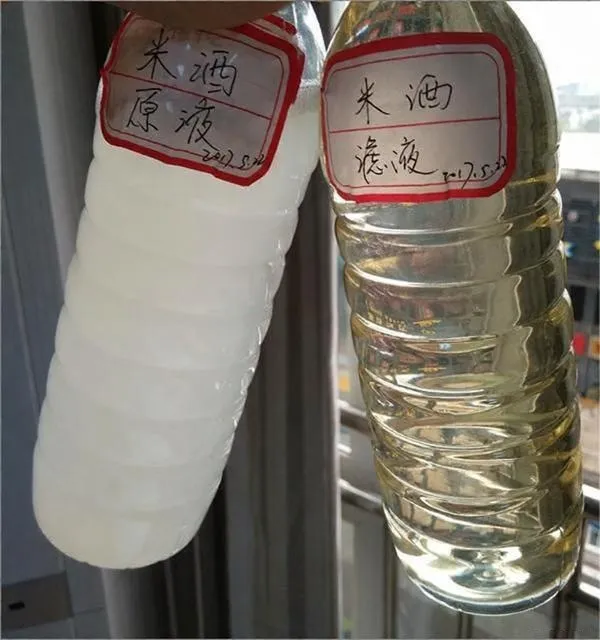 Membrane Filtration Production Flow Chart for Rice Wine